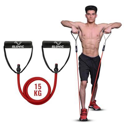 SLOVIC Resistance Tube (1 Year Warranty) Multipurpose Resistance Tube Band (Red = 15kg)
