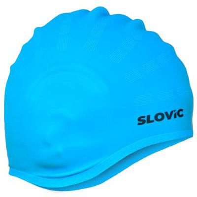 Slovic Swimming Cap for Men & Women [Light Blue] 