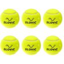 SLOVIC Tennis Ball for Home [Pack of 6] | Cricket Ball for Home | Indoor Cricket Ball Set...