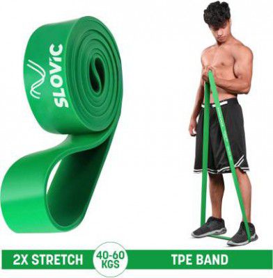 SLOVIC TPE Bands for Workout | Pull Up | Stretching|Heavy Duty Material |Upto40-60 KGS Resistance Band 