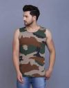 SlowLoris Military Camouflage Men Round Neck Multicolor T-Shirt...
