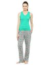 Slumber Jill Green - Grey Coffee AOP Lounge Set...