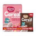 Slurrp Farm No Added Sugar Instant Cereal | Ragi, Rice and Strawberry with Milk | Free Sprouted Ragi Cereal Trial Pack | 200g + Free 50g...