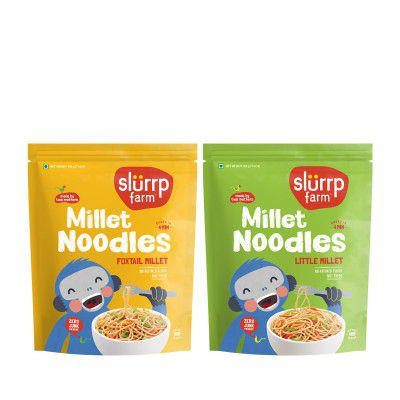 Slurrp Farm No Maida Millet Noodles Pack of 2- 192g