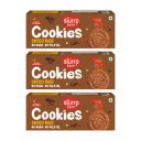 Slurrp Farm No Maida No Refined Sugar Choco Ragi Cookies, Pack of 3 x 80g...