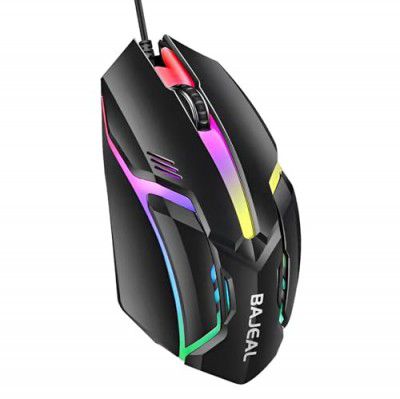 Smaige Wired USB Mouse – RGB Optical Computer Mouse,1200 DPI Office