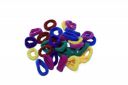 Small Mini Rubber Bands | Women's Hair Bands Hair Ties for Girls (Pack Of 25 Mix Color Bands)...