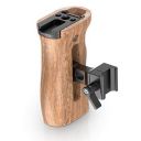 SMALLRIG Universal Side Wooden NATO Handle Grip DSLR Camera Cage w/Cold Shoe Mount Built-in Wrench, Threaded Holes ¡§C 2187...