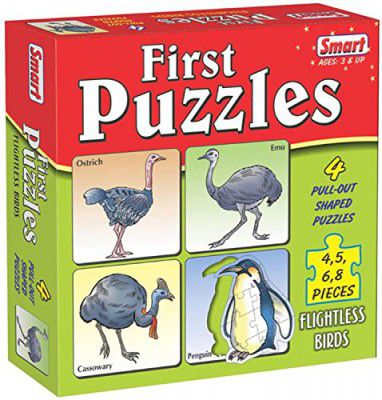 Smart - 1028 First Puzzles - Flightless Birds, Multi