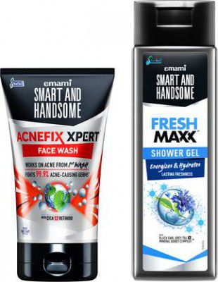Emami Smart and Handsome AcneFix & Refresh Duo  (2 Items in the set)