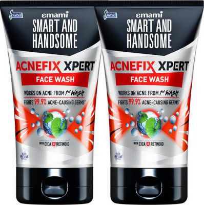 Emami Smart and Handsome Anti-Acne Duo - Acnefix Xpert Face Wash  (200 ml)
