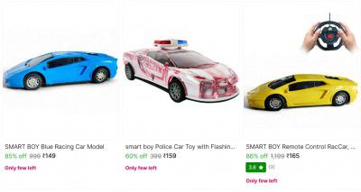 Upto 85% Off On Remote Control Car | Start At Rs 131