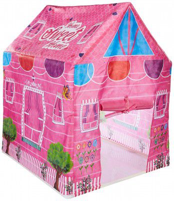 Smart Picks Sweet Home Themed Tent House with Led Lights ,Light Weight (Size:95 * 75 * 107cm)