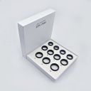 Smart Ring | Built-in LED Display Health Tracker | HR, HRV, SPO?, Sleep, Stress & Menstrual Tracking (Universal Sizing Kit, Sizing Kit 8-13)...