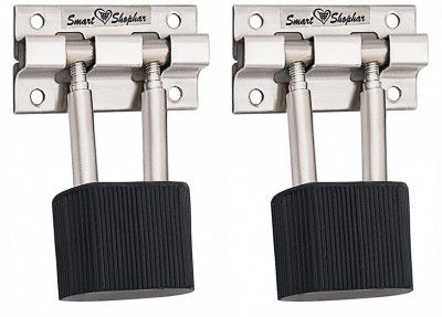 Smart Shophar Stainless Steel Rolex Door Stopper 3 Inches Silver Pack of 2