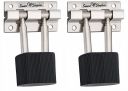 Smart Shophar Stainless Steel Rolex Door Stopper 3 Inches Silver Pack of 2...