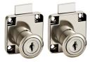 Smart Shophar Steel Kiwi Multipurpose Lock 40X40 Cylinder 20mm Silver Pack of 2 / High Security/Economical Range/Rapid and Effortless Mounting/Suitable for Lockers, Cabinets, Drawer...