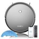 SmartAI Robot Vacuum Cleaner, 2600pa Strong Suction, Large Dust-bin (510ml ) + Smart Water Tank (350mL), 3 inch Ultra-thin/120 min Long Standby/55db Super Quiet, for Hard Floors, Carpets, Tile Floor...