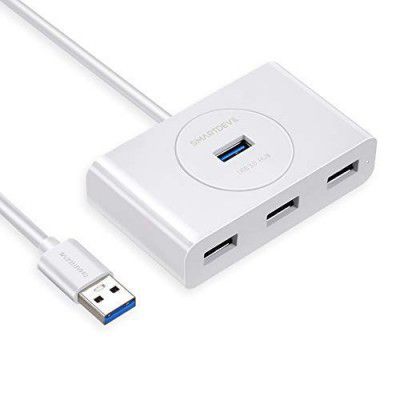 SMARTDEVIL USB Hub 3.0 High Speed 4-Port for MacBook Laptop PC High-Speed USB Splitter USB Port Extension - 1M