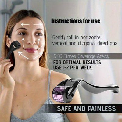 smartdrops Premium Derma Roller 0.5mm 540 Micro Needles For Hair Growth, Acne Scars Removal (40 g)