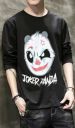 Smartees Men Printed Round Neck Cotton Blend Black T-Shirt...