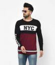 Smartees Typography Men Round Neck Maroon...