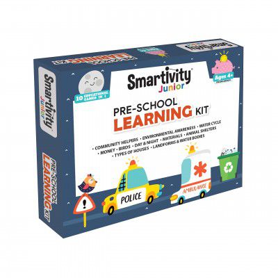 Smartivity Junior 10-in-1 Educational Games Pre-School STEAM Learning Educational Toy Art & Craft Play Activity Kit Gift Box 4 - 6 yrs