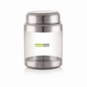 SMARTLOCK Onyx Stainless Steel Transparent See Through Container, Set of 1 (1850 ml Each)...