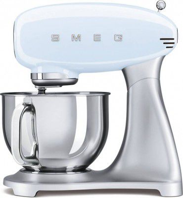 Smeg Stand 800 W Mixer Grinder (SMF02PBEU | 1 Jar | Blue, Silver)