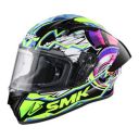 SMK Stellar Sports Turbo Full FACE Helmet with PINLOCK Fited (GL-249)-L...