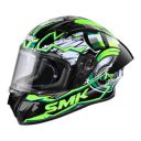 SMK Stellar Sports Turbo Full FACE Helmet (GL-286)-L...