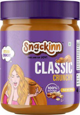 snackinn CLASSIC CRUNCHY PEANUT BUTTER (500 GM)  