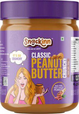 snackinn Classic Peanut Butter – Crunchy (1 KG) 