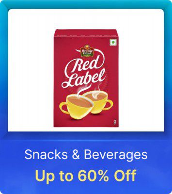 Snacks & Beverages @ upto 60% off on Flipkart Big Billion Days Sale