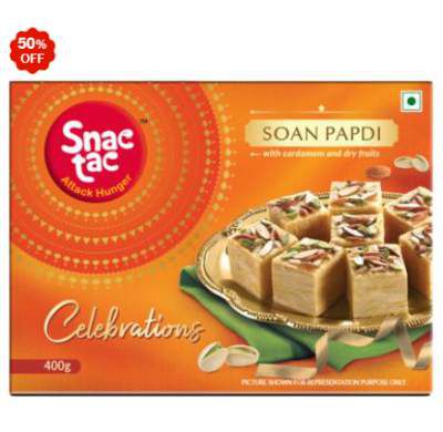 Snactac Celebrations Soan Papdi 400 g