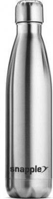 Snapple Stainless Steel Double Wall Hot/Cold Vacuum Water Bottle for Office Home Travel 500 ml Flask  (Pack of 1, Silver, Steel)