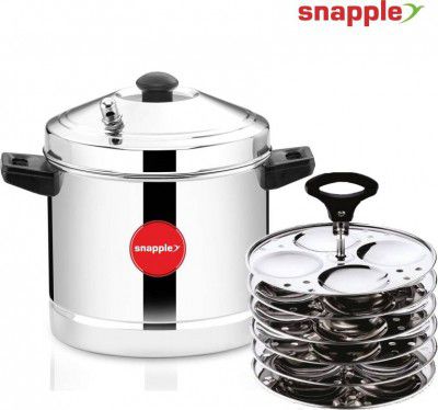 Snapple SteamO-6P Stainless Steel Idli Maker / Cooker Induction & Standard Idli Maker (6 Plates , 24 Idlis )