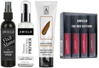 snatch Fixer & primer & foundation & liquid matte lipstick