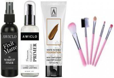 snatch Fixer & primer & foundation & makeup brushes