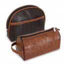 SNDIA 2-Set PU Leather Toiletry Travel Bags ...