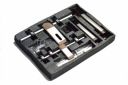 SNE Silver Choklet Antique Door FittingsKit Door Accessories Door Kit Set Aldrop Latch Handles Tower Bolt and Door Stopper Finish Antique Brass Zinc Door Handle...