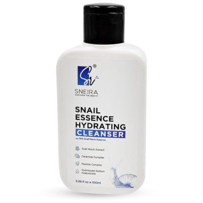 SNEIRA Snail Essence Face Wash with 96% Mucin – Hydrating Cleanser for Glowing Skin & Deep Moisture | Suitable for All Skin Types |100 ML