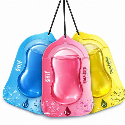 Snif Gel Hanging Car Air Freshener Pack of 3