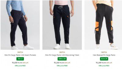 AJIO: Upto 73% Off On Snitch Men Corgo (Premium Brand)