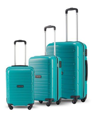 SNITCH Loop 3Pc Set Teal Polypropylene Hard - Suitcase Set of 3