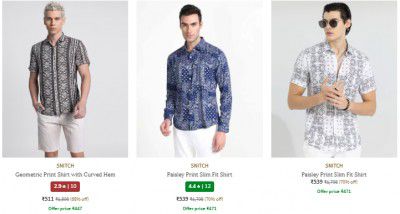 Snitch Print Shirt Upto 70% Off