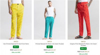 Snitch Trousers Upto 68% Off 