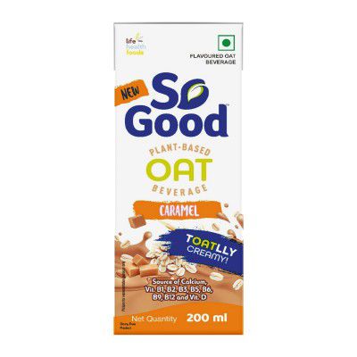 So Good Plant Based Oat Beverage Caramel Flavour 200 mL 
