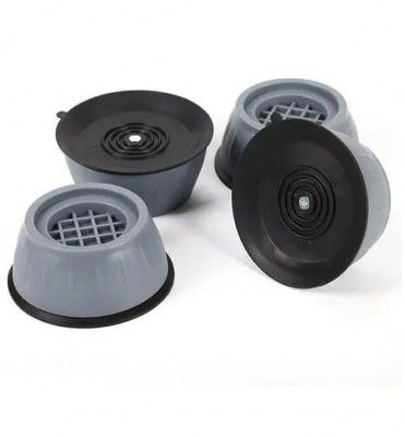 Sofa Base Stand Multipurpose Heavy Duty Stand Washing Machine Leveling Feet Anti Vibration Walk Pads Shock Absorber Furniture Lifting Base Grey Pack of 1Pcs