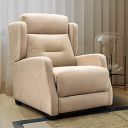Sofas & More Leo Stationary 1 Seater Sofa Moracco M 903 (FG111ACMS04LE1STRMUMC903), Chocolate Brown Morocco Fabric m903...